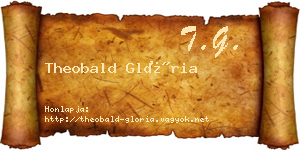 Theobald Glória névjegykártya